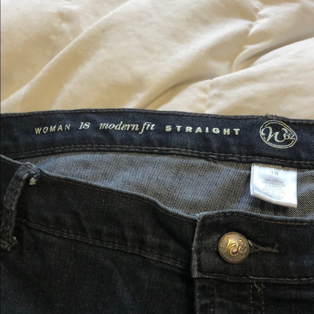 Dress Barn W62 Dark wash jeans.